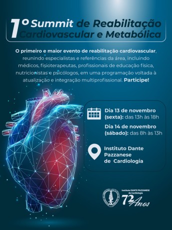 1º Summit de Reabilitação Cardiopulmonar e Metabolica