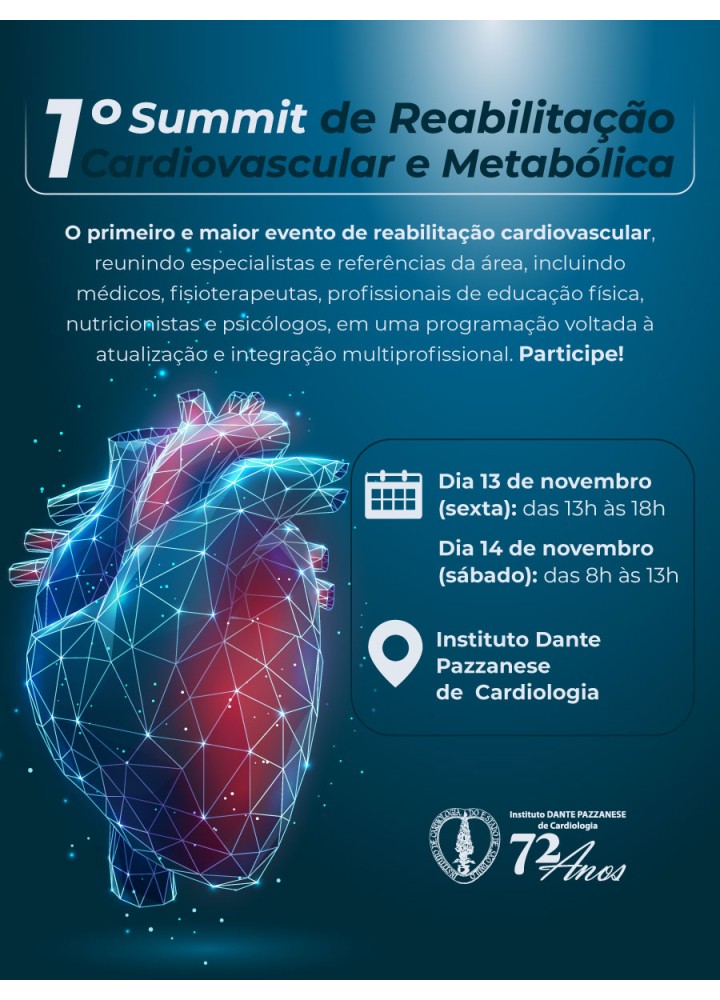 1º Summit de Reabilitação Cardiopulmonar e Metabolica