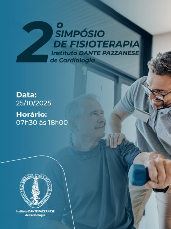 2º SIMPÓSIO DE FISIOTERAPIA INSTITUTO DANTE PAZZANESE DE CARDIOLOGIA