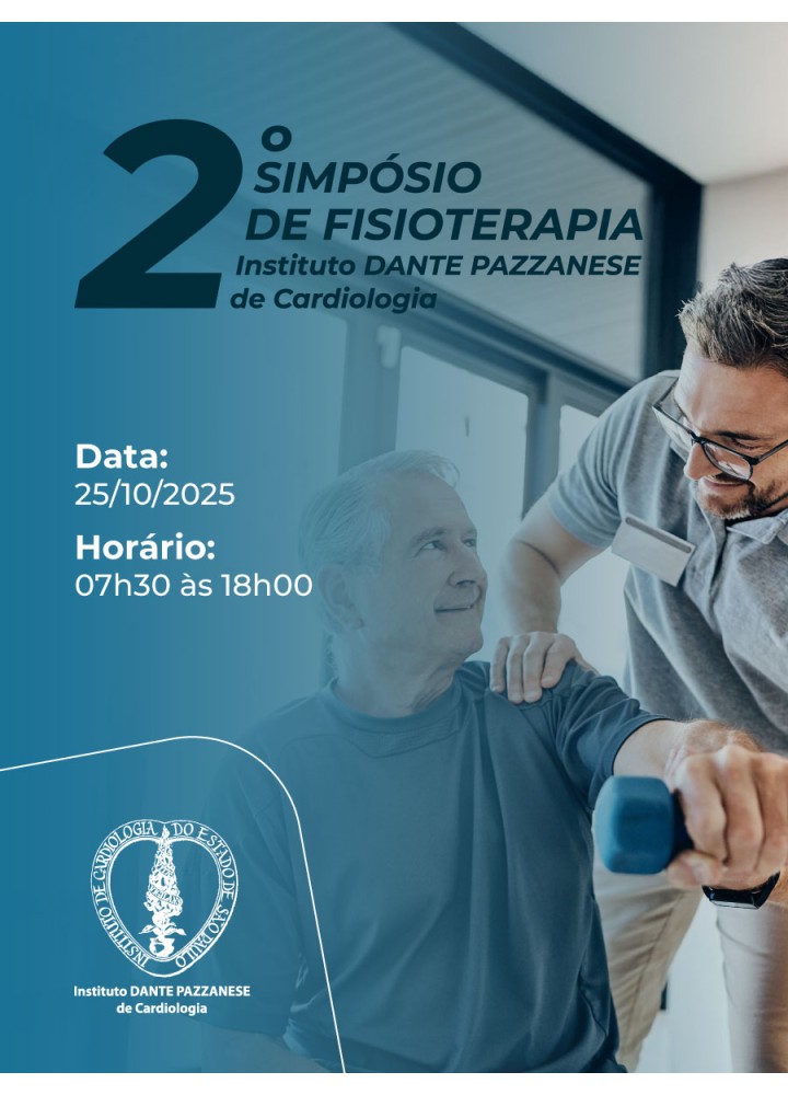 2º SIMPÓSIO DE FISIOTERAPIA INSTITUTO DANTE PAZZANESE DE CARDIOLOGIA