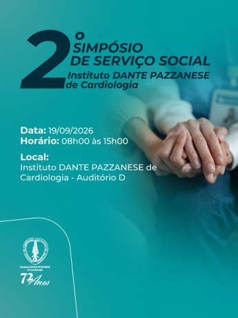 2º SIMPÓSIO DE SERVIÇO SOCIAL INSTITUTO DANTE PAZZANESE DE CARDIOLOGIA