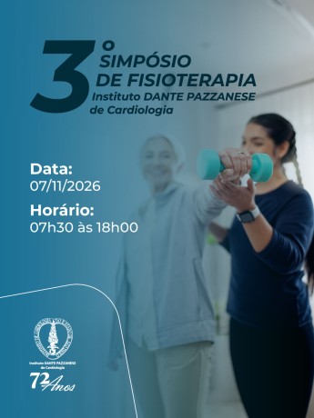 3º SIMPÓSIO DE FISIOTERAPIA INSTITUTO DANTE PAZZANESE DE CARDIOLOGIA