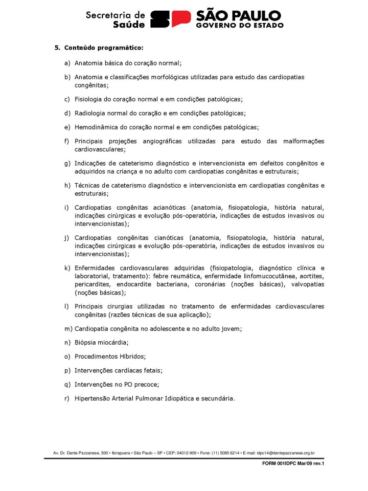 Cateterismo Diag. Terap. em Cardiopatias Congênitas 2025