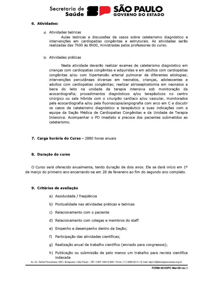 Cateterismo Diag. Terap. em Cardiopatias Congênitas 2025