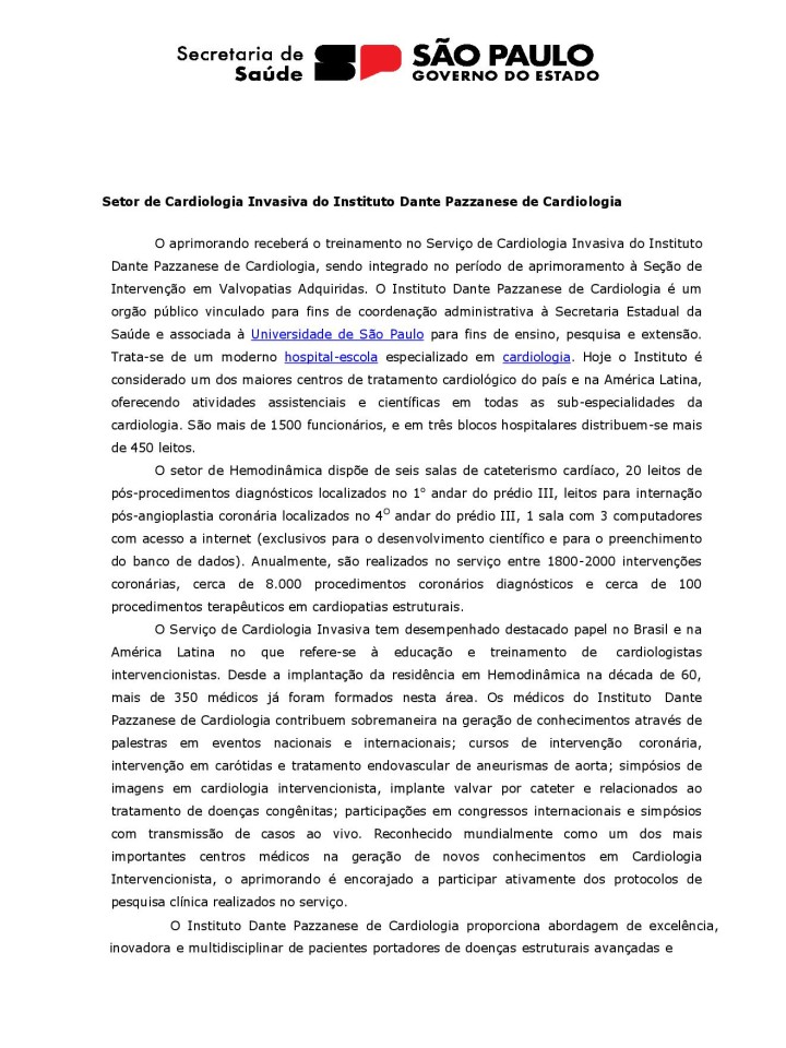 INTERVENÇÕES NAS DOENÇAS ESTRUTURAIS DO CORAÇÃO - 2025