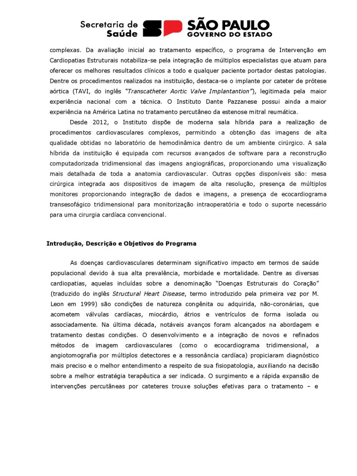 INTERVENÇÕES NAS DOENÇAS ESTRUTURAIS DO CORAÇÃO - 2025