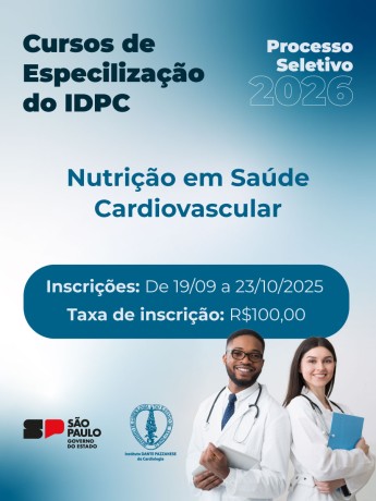 Nutrição em Saúde Cardiovascular - CE 2026