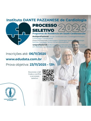Programa de Residência Multiprofissional e Uniprofissional em Saúde Cardiovascular - 2026 - Link abaixo para inscrição