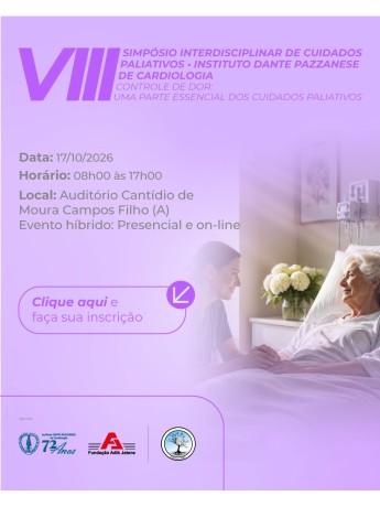 VIII Simpósio Interdisciplinar de Cuidados Paliativos em Cardiologia - Hibrido