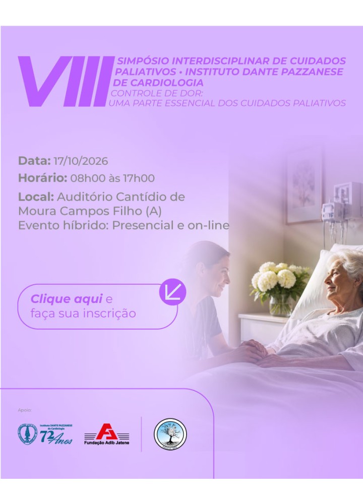VIII Simpósio Interdisciplinar de Cuidados Paliativos em Cardiologia - Hibrido